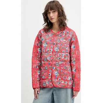 Pánská bunda Bunda adidas Originals Liberty oranžová barva, přechodná, oversize, JW5198 23X, vel. XXS