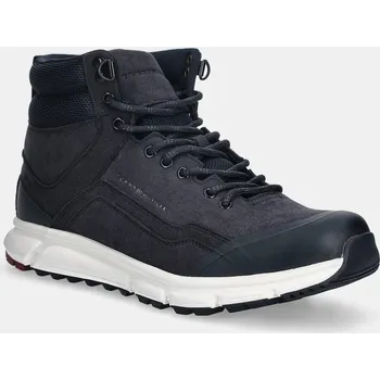 Pánské tenisky Boty Tommy Hilfiger OUTDOOR RUNNER HI WPM FM0FM05575 námořnická modř 59X, EUR 40