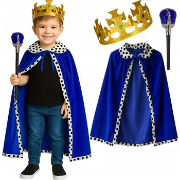 Karnevalový kostým Kostým královský plášť, Plášť , převlek, kostým vládce