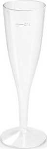 Pohárek na sekt krystal (PS) 0,1l, 10ks