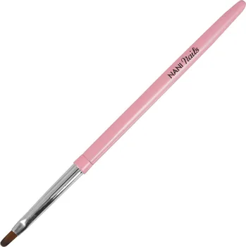 Kosmetický štětec NANI štětec na gel, vel. 2, Premium - Metallic Pink