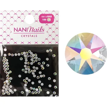 Přípravek na nehty NANI kamínky SS8 100 ks - Crystal AB
