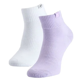 Pánské ponožky Ponožky 4F Socks Cas F395 (2Pack) Velikost ponožek: 35-37 / Barva: bílá/fialová