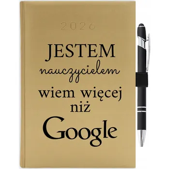 Kalendář Knižní kalendář 2026 A5 zlatý