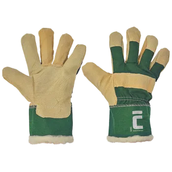 Pracovní rukavice ČERVA SHAG rukavice zimní Barva: Zelená, Velikost: 12, Počet párů: 1 pár