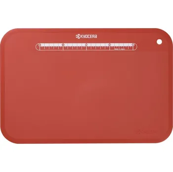 Kyocera krájecí deska 370×250mm červená Krájecí deska, prkénko, ohebná, 370×250×2mm, plast, červená CC-100RD