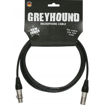 Audio kabel XLR - XLR kabel Klotz Greyhound 3 m