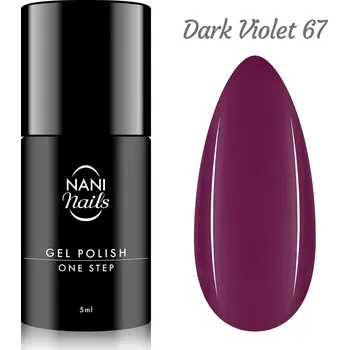 Lak na nehty NANI - One Step - Dark Violet - gel lak - 5 ml - tmavě fialová