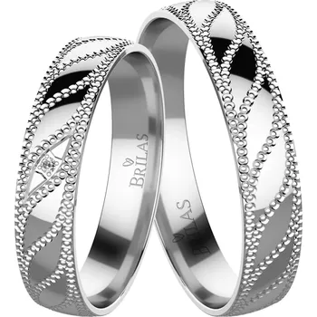 Prsten Kali White - snubní prsteny z bílého zlata