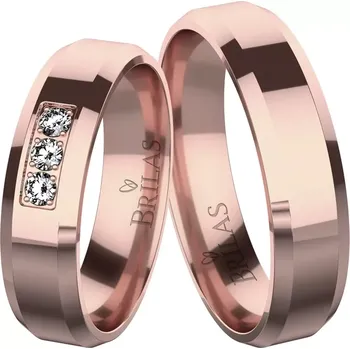 Prsten Mimi Red - zlaté snubní prsteny