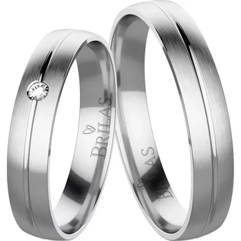 Prsten Connie White - snubní prsteny z bílého zlata