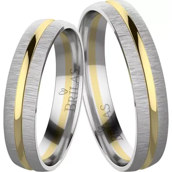 Prsten Rambos Colour GW - krásné zlaté snubní prstýnky