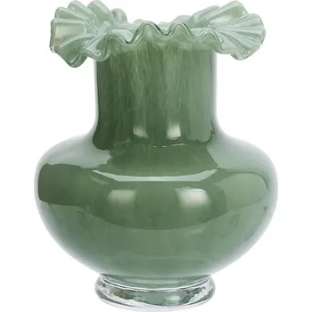 Váza Dekorativní váza Madam Stoltz 15 x 19,5 cm J71242079G zelená 76X