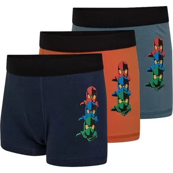 Boxerky Dětské boxerky Lego LWAGAN 703 3-pack více barev, 11010940 vícebarevná MLC, vel. 92