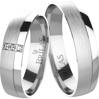 Prsten Ottavia White - snubní prstýnky s ladnými liniemi