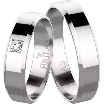 Prsten Beningo White - snubní prsteny v bílém zlatě