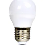 Solight LED žárovka, miniglobe, 6W, E27, 6000K, 510lm