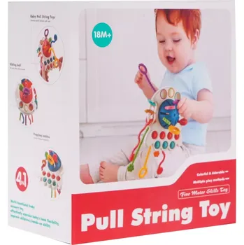 Hračka pro nejmenší Multifunkční smyslová hračka pro nejmenší – chobotnice 4v1