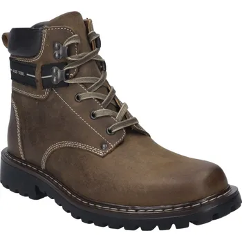 Pánská zimní obuv Pánské kotníkové boty s beránkem Josef Seibel 21925-LA66340 hnědá - 46