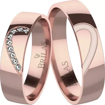 Prsten Constanza Red - jemné snubní prsteny z červeného zlata