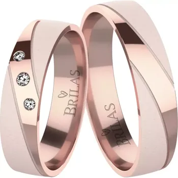 Prsten Kim Red - snubní prsteny z červeného zlata