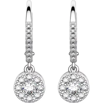 Náušnice Kariméra - stříbrné náušnice se zirkony