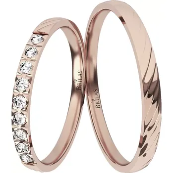 Prsten Zoja Red - snubní prsteny z červeného zlata