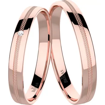 Šperk Christina Red - snubní prsteny z červeného zlata