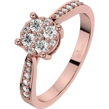 Prsten Zlata Princess Red - zásnubní prsten z růžového zlata