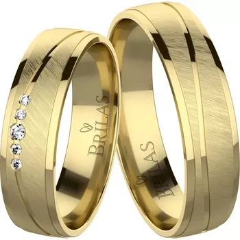 Prsten Lisa Gold - snubní prsteny ze žlutého zlata