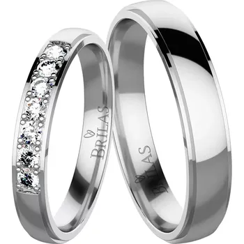 Prsten Angelika 7 White - snubní prsteny z bílého zlata