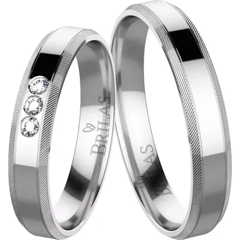 Prsten Tango White - snubní prsteny z bílého zlata