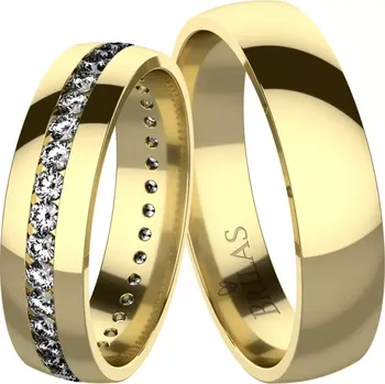 Prsten Augusto Gold - snubní prsteny ze žlutého zlata