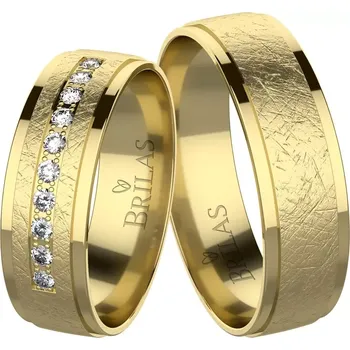 Prsten Rina Gold - snubní prsteny ze žlutého zlata