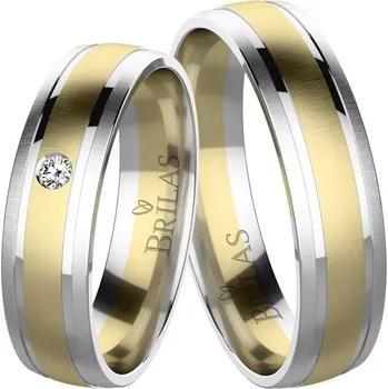 Prsten Matis Colour GW - snubní prsteny z kombinovaného zlata