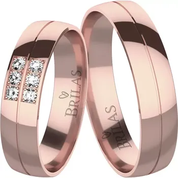 Prsten Tito Red - snubní prsteny z červeného zlata