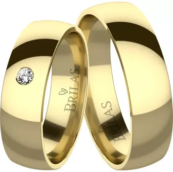Prsten Atik Gold Diamond - snubní prsteny ze žlutého zlata