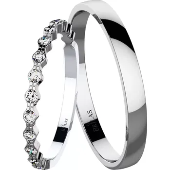 Prsten Shanel White - snubní prsteny z bílého zlata