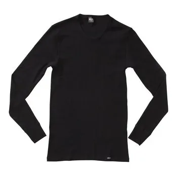 Dámské tričko Pleas Pánské tričko s dlouhým rukávem ESSENTIAL černá M (085217-000-050)
