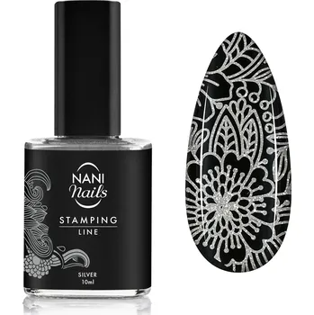 Lak na nehty NANI lak pro razítkovou metodu 10 ml - Silver