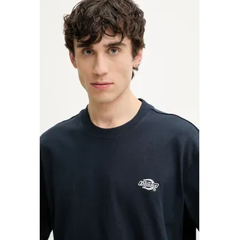Pánské tričko Bavlněné tričko Dickies tmavomodrá barva, s aplikací, DK0A4YAIDNX1 59X, vel. L