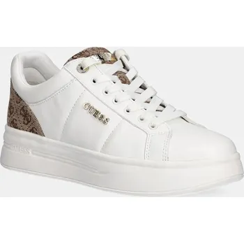 Dámské tenisky Kožené tenisky Guess WELLI FLFWLL.FAL12.BEIBR béžová 01X, EUR 38