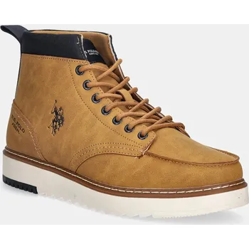Pánské tenisky Trapery U.S. Polo Assn. LONDON001 LONDON001M.EU1 hnědá 88X, EUR 43