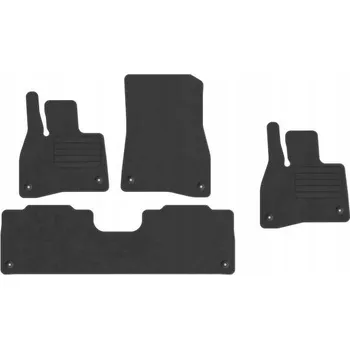 autokoberec Kobercové rohože Edecor velurové 4 ks