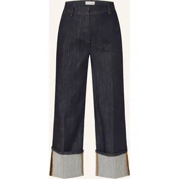 Dámské kalhoty Opus Pants Dámské Wide Leg Džíny Moira Clean, 70239 dark...