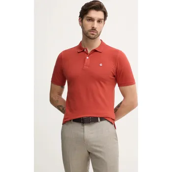 Pánská móda Polo tričko United Colors of Benetton 3WG9U301Z oranžová 28X, vel. M