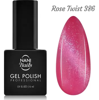 Lak na nehty NANI Cat Eye gel lak 6 ml - Rose Twist