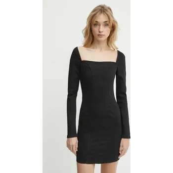 Dámské šaty Džínové šaty Guess MOLLY W5RK84.D4PZ0 černá 99X, vel. S