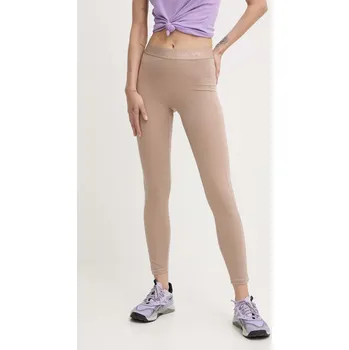 Dámské legíny Běžecké legíny Fila Roses hnědá barva, FAW0705 84X, vel. M