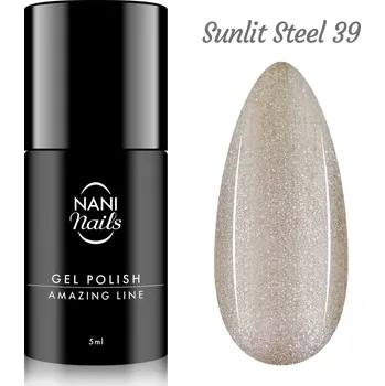 Lak na nehty NANI gel lak Amazing Line 5 ml - Sunlit Steel